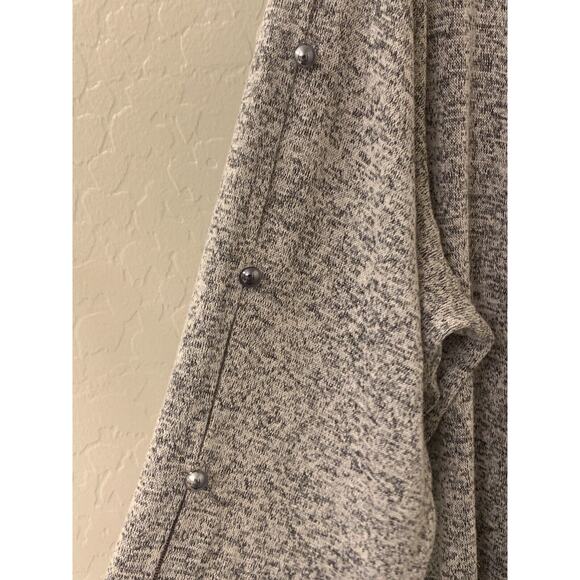 Per Seption Woman Lightweight Sweater, 3/4 Length Sleeve, Grey, Size 2X - Picture 4 of 6